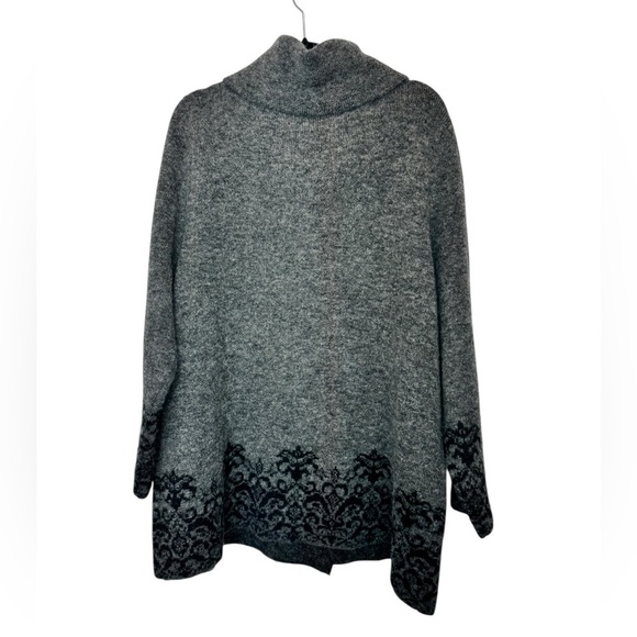 Adrienne Vittadini Knit Sweater Gray - Picture 2 of 11